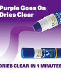 12 Count 6g Glue Sticks, Purple Goes On Then Dries Clear, All Purpose Adhesive For Paper, Photos, Posters, Notes, And Projects