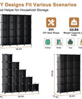 16 Cube Storage Organizer With Cube Shelves For Closet And Playroom, Ideal For Clothes, Toys, Books, and Craft Supplies, DIY configurations