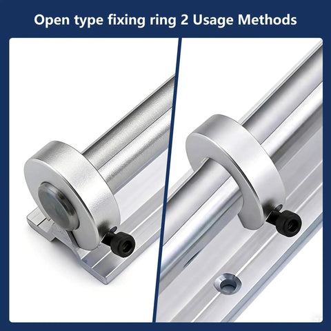 Four Pack Linear Rail Stop Collars For 20mm Shafts 20mm Bore 40mm OD 12mm Thick Aluminum With M5 Screws CNC Motion Guide System And Precision Stop Rings For Milling And CNC Machinery Built Heavy Duty And Reliable, on 20mm shaft