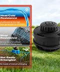 Replacement Weed Eater Head For Kobalt 80V 40V And 24V Cordless Trimmers with 0.080 Inch Dual Line and durability features
