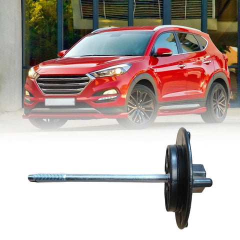 Spare Tire Mount Retainer Clamp For Kia Sportage Trunk 145mm 5.71 Inch Heavy Duty shown below a red SUV vehicle.
