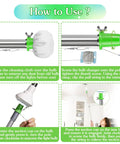 Step-by-step guide using Easy No Sweat Ceiling Light Bulb Changer With Suction Cup, Reaches High Ceilings And Recessed Lighting