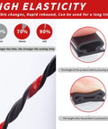 D-shaped rubber door weather stripping seal, 50 ft roll, black, self-adhesive backing for door frame insulation
