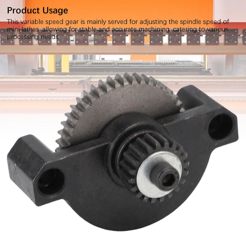 Top Rated Variable Speed Spindle Gear Replacement For Eujgoov 0618 Mini Lathe, die cast aluminum gear for precise speed adjustments.