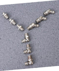 Grease Zerk Fittings Kit, 45-Piece Metric Assortment With Straight, 45-Degree, And 90-Degree Angles For Bearings And Equipment