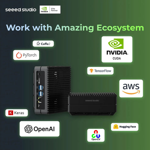 Jetson Orin NX Edge AI Powerhouse for on-device AI up to 100 TOPS with 4 USB 3.2 ports, M2 slots, and preinstalled software