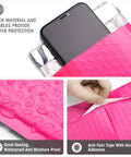 Hot Pink Bubble Mailers 4x8 Inch Pack Of 50 Waterproof Padded Envelopes Self Seal Adhesive Bubble Mailers For Small Business Shipping Jewelry Cards And Small Items
