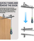 Heavy Duty Hidden Door Pivot Hinges For Wood Doors Stainless Steel Invisible Pivot Hinge installation guide