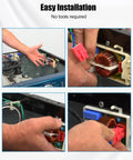 Washer Noise Filter Assembly 6201EC2002U Direct Replacement installed in LG drum washer, plug-and-play wiring