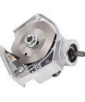 Transform Your Standard Drill With This Stainless Steel Fabric Nibbler And Sheet Metal Cutter Attachment For DIY Pros, showing the stainless steel cutting head.