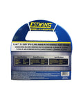 Heavy Duty PVC Rubber Hybrid Air Hose One Quarter Inch NPT Brass Fittings packaging display