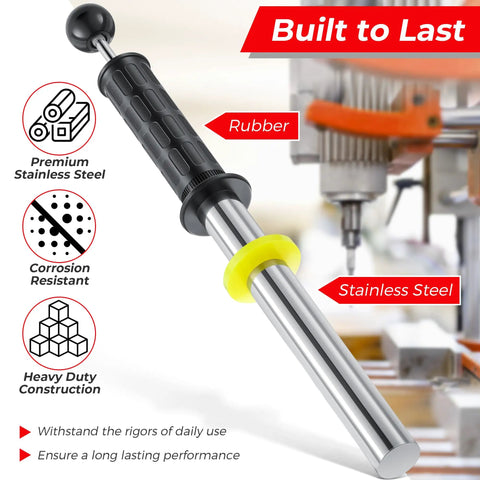 Magnetic Pickup Tool Wand With Release Handle For Nails Screws Metal Shavings And Scraps Quick No Fuss Cleanup Wave On Grab Reusable Chip Collector Magnet For Easy Metal Cleanup In Workshops And Garages