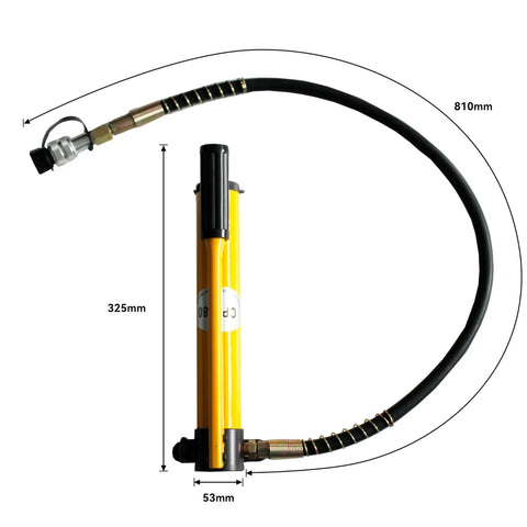 Heavy Duty Hydraulic Hand Pump Power Pack With 10000 Psi Hose Coupler For Quick Connect Split Systems And Shop Ready Rig Setup Guaranteed No Sweat Operation