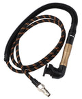 Pneumatic hose attachment for Badass Pneumatic Pencil Die Grinder 23500 RPM, featuring durable braided design and quick-connect fitting.
