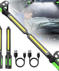 Dope Two In One Magnetic Work Light With 2400 Lumen LED, 4400mAh Rechargeable Battery, Underhood Car Repair, Hooks, Flexible Design