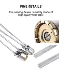 Manual Oil Barrel Sealing Machine With 35mm And 70mm Crimper Heads For 53 Gallon Drums Built Tough For Liquid Packaging Lid Making Barrel Production Lubricating Oil Coating Grain And Oil Processing High Precision Durable Industrial Tool, tool steel jaws