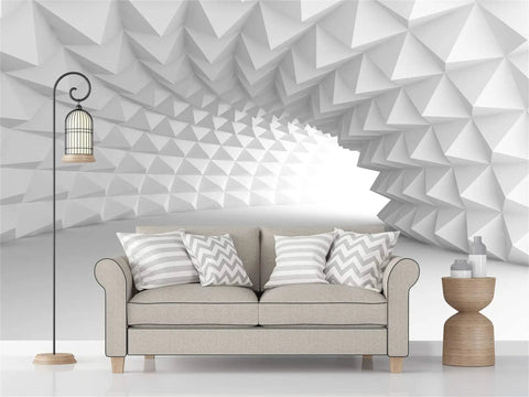 Dope 3D Abstract Arch Tunnel Wall Murals Peel And Stick Large Poster Set For Bedroom And Office Decor Self Adhering Wallpaper Six Panels Each 23.6 By 98.4 Inches Transform Blank Walls Into Modern Art