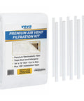 Premium Air Vent Filters For Home And AC Kit, 72 X 16 Inch Electrostatic Media With 120 Inch Installation Tape package