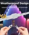 Heavy Duty 16 Foot Signal Booster Extension Cable For Outdoor LED Strip Lights IP68 Waterproof 3 Pin Driver Module Adapter with weatherproof design.