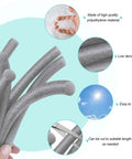 Three Quarter Inch Foam Backer Rod For Gaps And Joints, Forty Feet Long, Caulk Saver, showing foam texture and benefits