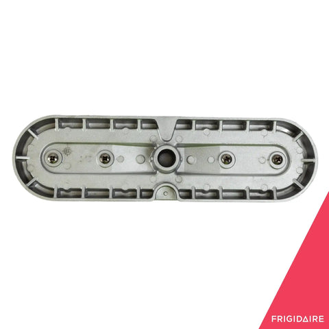 316559300 Oval Surface Burner Replacement for Gas Ranges - Top view of metal stovetop burner with Frigidaire branding.