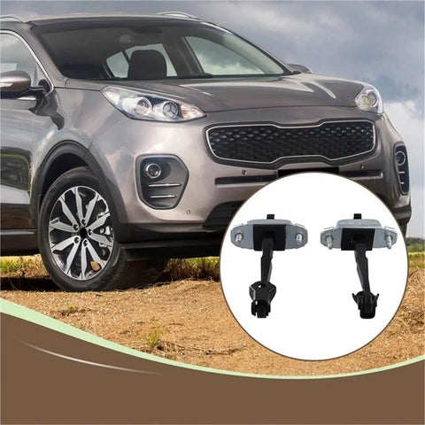 Kia Sportage MK3 2011-2016 Front Left And Right Door Hinge Strap Set with vehicle in background