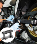Mechanic using 5 Pieces Number 41 Roller Chain Connecting Links Heavy Duty Manganese Steel Master Connector For Mini Bikes Bicycles Motorcycles