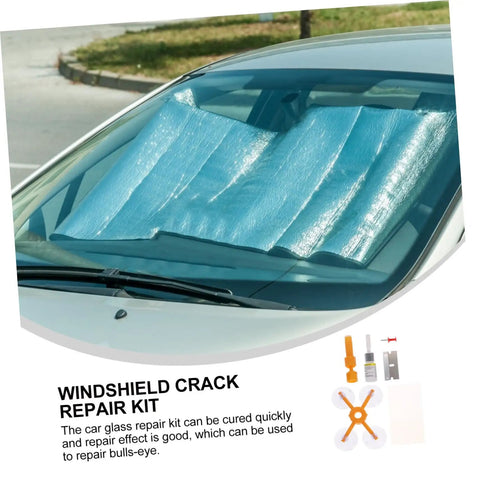 Quick Fix Windshield Chip Kit For Auto Glass Repair And Car Windshield Crack Scratch Repair Tool Set For DIY Friendly Easy At Home Windshield Restoration And Auto Glass Maintenance