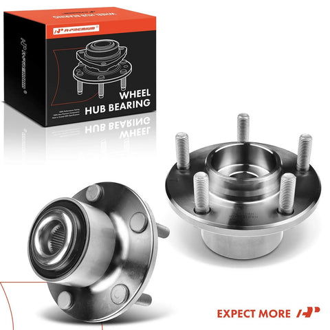 2 Pack Front Wheel Bearing And Hub Assembly 5 Lug Easy Swap For Mazda 3 2004 2005 Built Before January 5 2005 Replacement Pair
