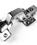 Inset Soft Close Frameless Cabinet Hinges for Kitchen, 110 Degree Opening, 6-Way 3-Cam Adjustable Concealed Hinges, 2 Pack With Mounting Screws
