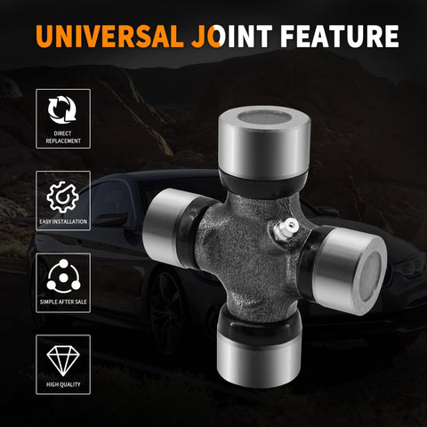 5-460X U Joint Kit For 1310 To 1350 Series Universal Joints, Heavy Duty Replacement Set, Direct Fit OSR Bearing Caps, Plug And Play Dana Spicer