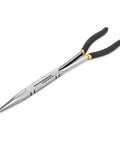 Double X Pliers Set With Straight And 45 Degree Angles, Two Piece Narrow Profile Jaws, Flush Rivets For Strength in silver color