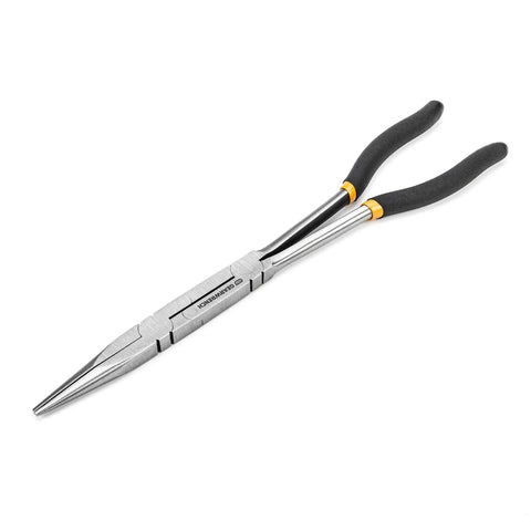 Double X Pliers Set With Straight And 45 Degree Angles, Two Piece Narrow Profile Jaws, Flush Rivets For Strength in silver color