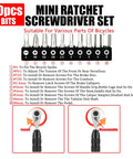 Portable 28 Piece Bike Tool Kit With Magnetic One Quarter Inch Torque Wrench And Ratchet Screwdriver Set for bicycles.