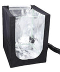 Fireproof 3D Printer Enclosure Kit with Temperature Control and LED Light, showing tough aluminum inner shield for safe printing