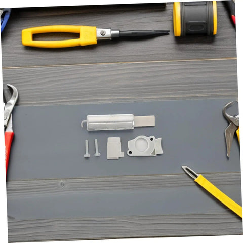 Heavy Duty Concrete Saw Drive Belt Tensioner Assembly Replacement Kit Fits Ts400 General V Belt Cutoff Machines And Floor Saws For Reliable Industrial Power Tools, white parts