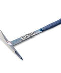 Rock Pick 17 Inch Geologist Tool With Pointed Tip And Chisel End, USA Made With Shock Reduction Grip, side view on white background