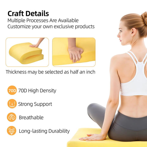 Custom Bench Cushion For Indoor And Outdoor Furniture, Built To Fit Any Shape Or Size, High Density Foam With Piping