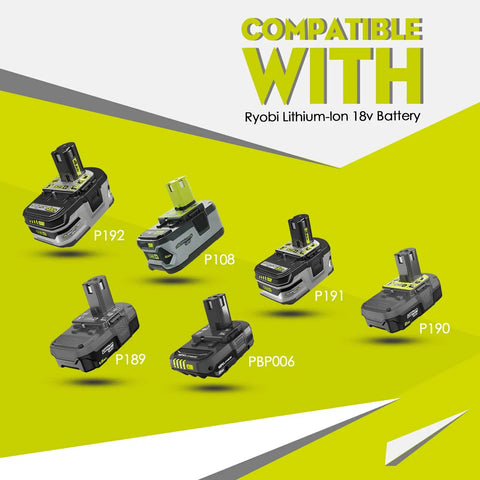 Power Wheels Adapter For Ryobi 18V One Plus Batteries P108 P107 P102 Dock Power Connector For RC Cars Toys And E Bikes 12 Gauge Wire With Quick Terminal Blocks
