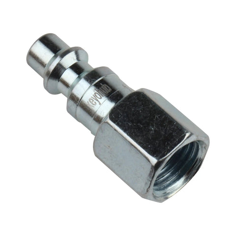 Push Button Safety One Quarter Inch Air Hose Fittings Quick Connect Couplers Steel With Zinc Plating Set Of 5 Industrial Grade