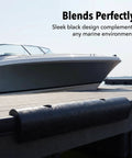 Heavy Duty Rubber Dock Guard For Outer Wheel Docks And Port Docks Semi Circular Extruded Bumper Black Finish Pro Grade Protection