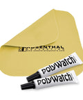 PolyWatch Plastic Watch Scratch Remover Polish With Microfiber Cloth 2 Pack Pro Grade Polish For Acrylic Watch Crystal Repair And Restoration