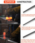 Blacksmith using Pro Grade Drift Kit For Forging Hammer Eye Holes Eye Drift Tool Set 3 Pack For Tongs Tomahawks Axes And Knives.