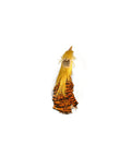 Natural Golden Pheasant Feather Crest 2nd Quality One Piece Pack For Crafts And Decor Realistic Golden Plume For Jewelry