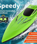 Ultra Fast Dual Motor RC Boat With 2.4GHz Remote For Lakes Pools And Ponds, Electric Racing Watercraft Delivers Sick Speed And Fun