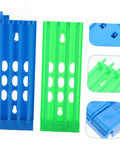 Must Have Ring Holder Organizer Rack For Racing Pigeons And Poultry Ring Storage Foot Ring Rack, 2-pack blue and green