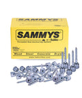 Easy Install Vertical Threaded Rod Anchor For Wood And Steel With Zinc Finish No Drill Required Three Eighths Inch Screw Diameter Two Inch Length Ideal For Builders And Diy Pros Quick And Easy Install Durable Zinc Plated Steel 25 Pack