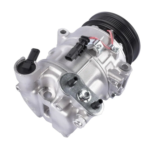 Premium AC Compressor Assembly With Clutch Fits Chevy Cruze Eco Lt Ltz Sedan 1.4 Liter Turbo Engine 2012 To 2016 side view