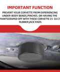 Non Marring Rubber Jack Pads For Corvette Lift Pucks Set Of 4 Heavy Duty Floor Jack Pads