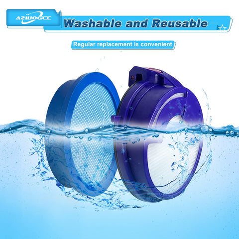 No Fuss Easy Install Vacuum Filter Kit Replacement For DC24 Ball Vacuum Cleaner For DC24 Animal And Multi-Floor in water